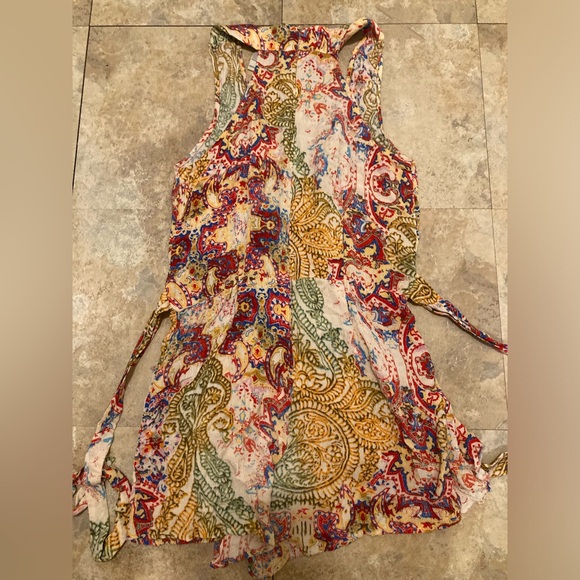 American Rag Paisley Romper sz 7 - Picture 8 of 8